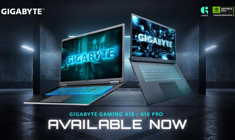 Gigabyte представила геймерские ноутбуки с 12-часовой автономностью и графикой GeForce RTX 5080 — Gaming A16 Pro и A18